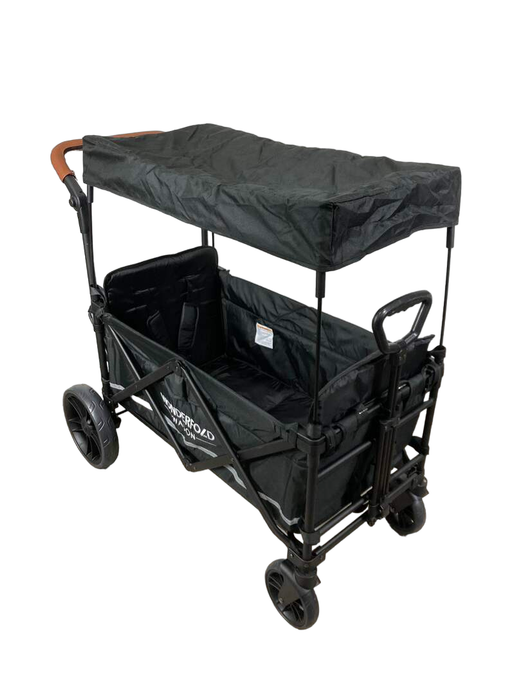 Wonderfold X2 Push + Pull Double Stroller Wagon, 2022, Stealth Black