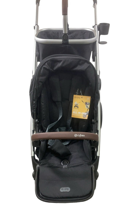 Cybex Gazelle S Modular Stroller, 2023, Black Frame, Deep Black