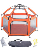 used California Beach Company Pop 'N Go Playpen, Orange