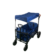 used Wonderfold X2 Push + Pull Double Stroller Wagon, 2022, Sapphire Navy