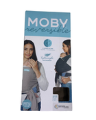 used Moby Reversible Wrap Baby Carrier, Taupe/Charcoal