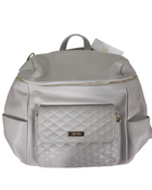 used Luli Bebe Monaco Diaper Bag Petite, Stone Grey