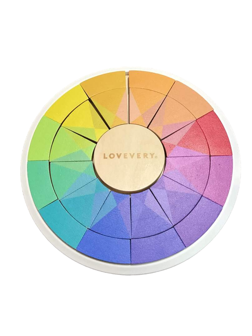 used Lovevery Color Theory Puzzle