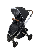 used Mockingbird Single Stroller, 2023, Black, Windowpane, Silver With Penny Leather