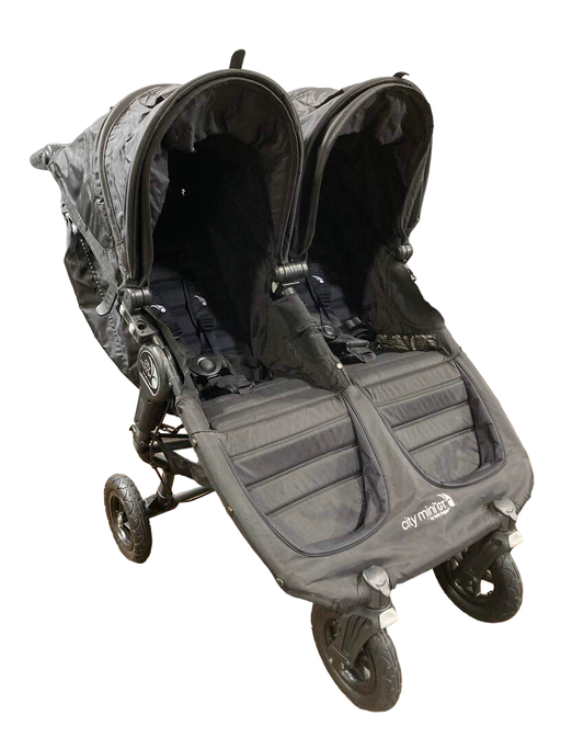 used Baby Jogger City Mini GT Double Stroller, Black, 2018