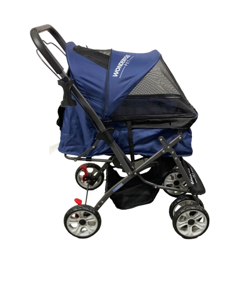 secondhand Wonderfold Pet Stroller, Midnight Blue