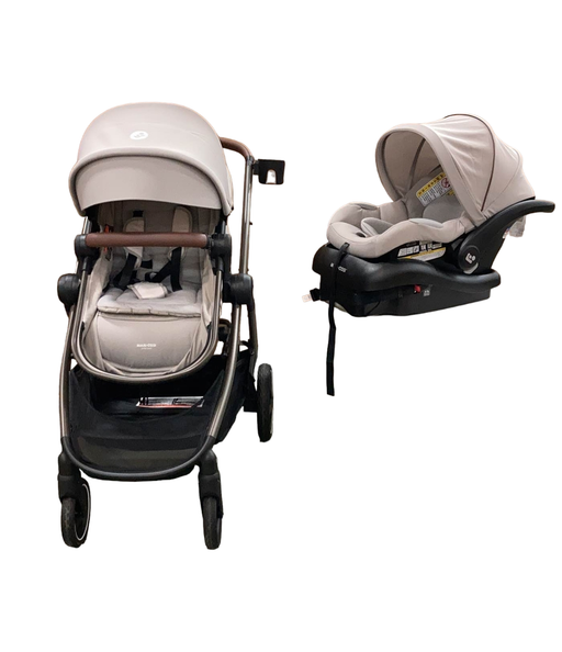 used Maxi-Cosi Zelia2 Luxe Travel System, 2023, New Hope Gray