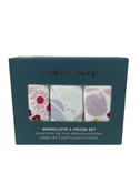 secondhand LouLou Lollipop Washcloth Set 3 Pack, Shell Floral HIDDEN REQ 5.2