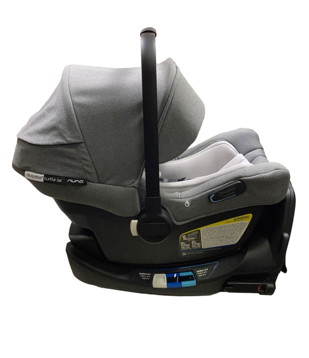 secondhand Bugaboo Turtle Air By Nuna Car Seat, 2021, Grey Melange