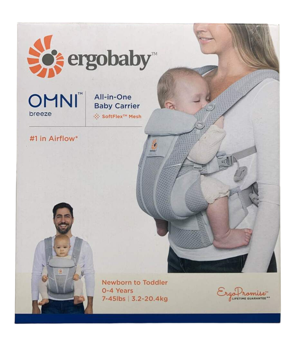 Ergobaby Omni Breeze Baby Carrier, Pearl Grey