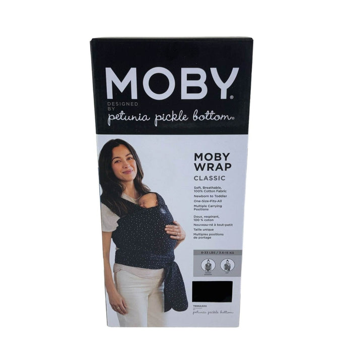 Petunia Pickle Bottom For Moby Wrap Baby Carrier, Classic, Terrazzo Black