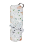 used LouLou Lollipop Swaddle, Bunny Meadow