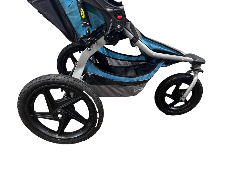 used BOB Revolution Flex Single Jogging Stroller, 2014, Teal