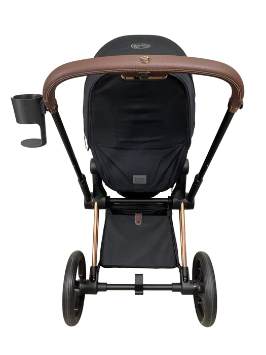 Cybex PRIAM Stroller, Deep Black, Rosegold, 2023