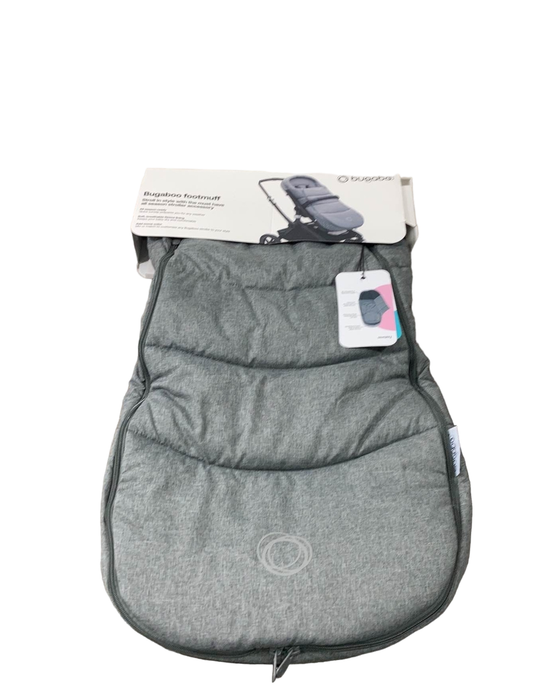 used Bugaboo Footmuff, Grey Melange