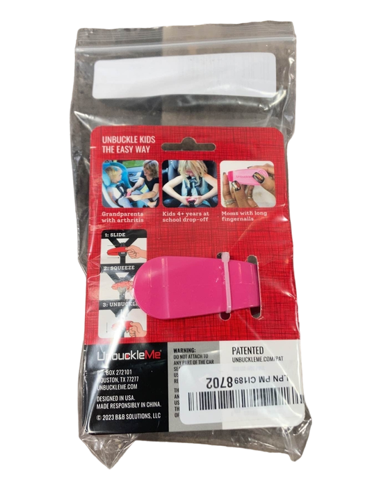 secondhand UnbuckleMe Car Seat Buckle Release Tool, Single Pack Pink