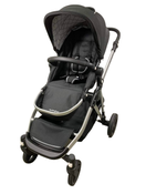 used Mockingbird Single to Double Stroller, 2023, Silver with Black Leather, Windowpane, Black