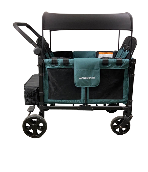 secondhand Wonderfold W4 Elite Stroller Wagon, 2023, Hunter Green