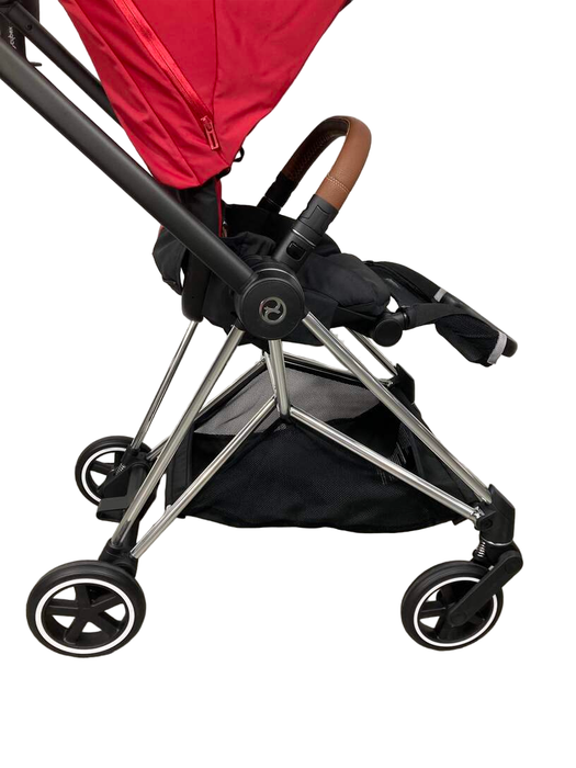 used Cybex MIOS Stroller, Chrome With Black Details, True Red, 2019