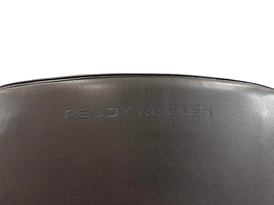 Ready Rocker Portable Rocker, Modern, Slate Faux Leather