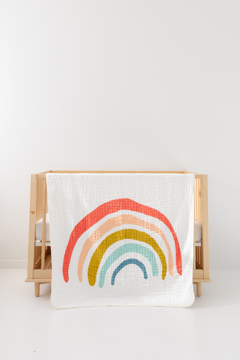 Clementine Kids Rainbow Quilt