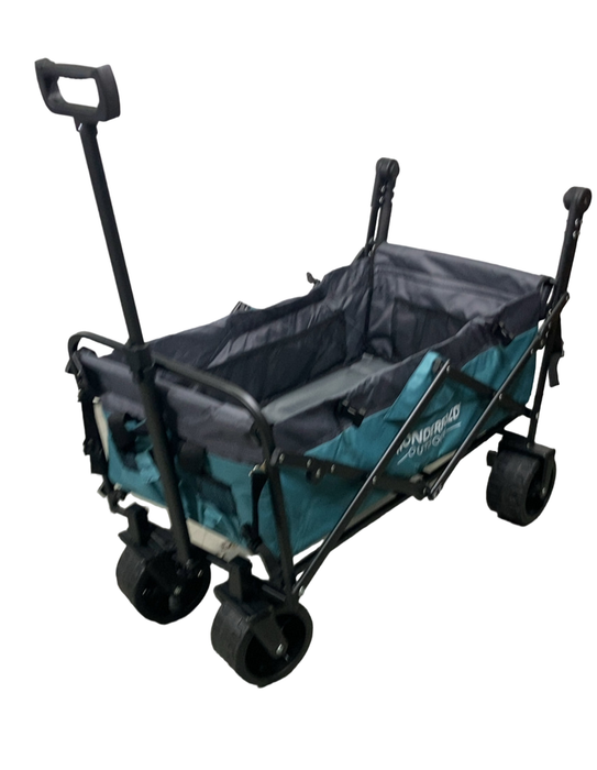 Wonderfold S3 Outdoor Utility Wagon, Hunter Green & Gray