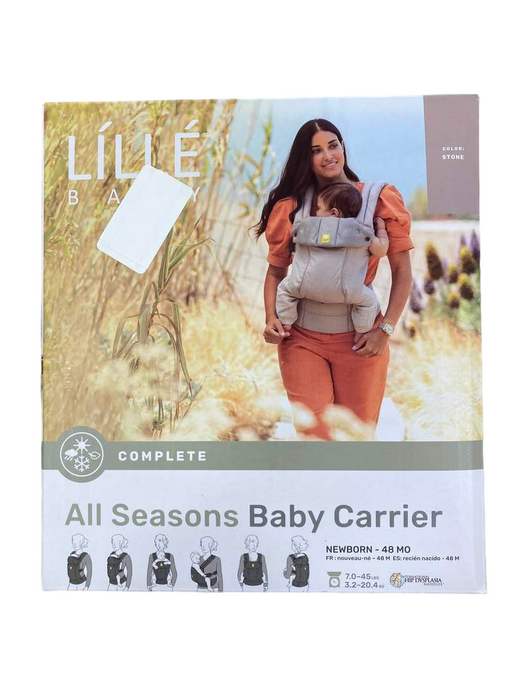 used Lillebaby Complete All Seasons Baby Carrier, Stone