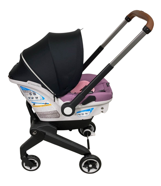 secondhand Evenflo Gold Shyft Dual Ride Infant Car Seat Stroller Combo, Opal Pink, 2023