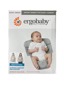 used Ergobaby Infant Insert, Easy Snug Grey Cotton