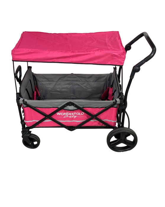 Wonderfold X2 Push + Pull Double Stroller Wagon, 2021, Pretty-n-Pink