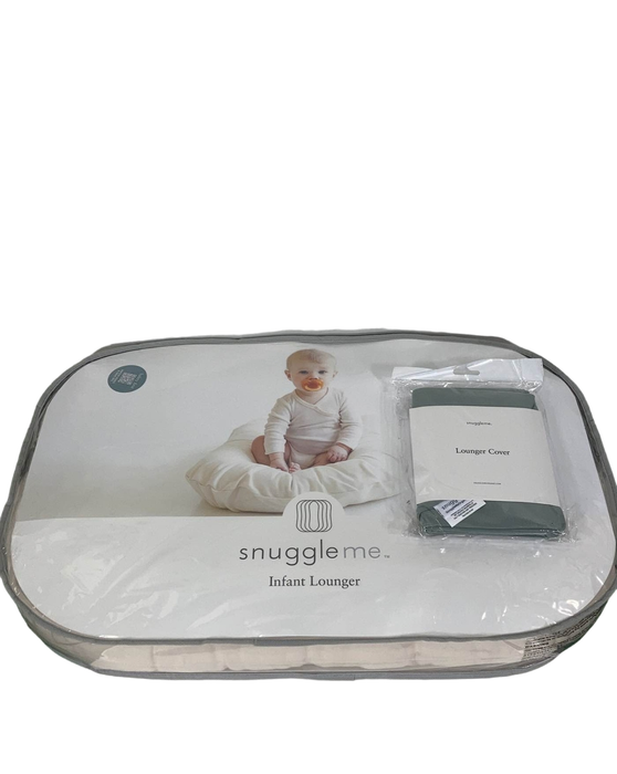 secondhand Snuggle Me Organic Sensory Infant Lounger with Cover