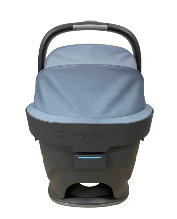 UPPAbaby MESA V2 Infant Car Seat, 2023, Gregory (Blue Melange Merino Wool)