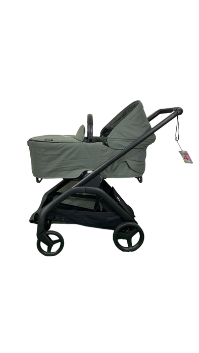 Bugaboo Dragonfly Stroller Frame with Bassinet, Forest Green, Forest Green, Black, 2023