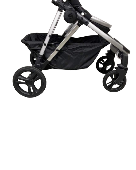 secondhand Mockingbird Single to Double 2.0 Stroller, Silver with Penny Leather, 2023, Windowpane, Black