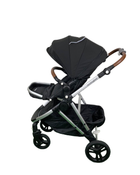 secondhand Mockingbird Single Stroller, 2023, Black, Windowpane, Silver With Penny Leather