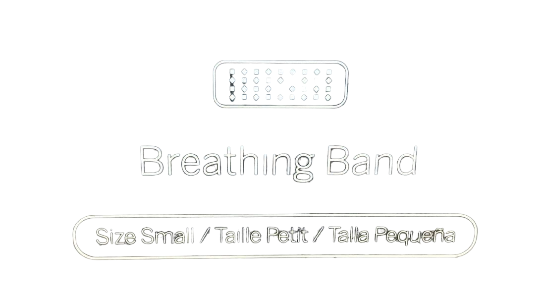 secondhand Nanit Breathing Band, 0-3 months, Pebble Gray