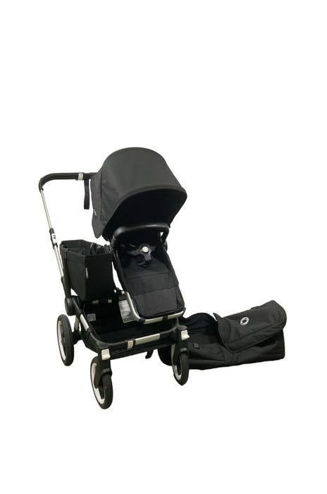 Bugaboo Donkey 5 Stroller Mono, Midnight Black, Midnight Black, Aluminum, 2023