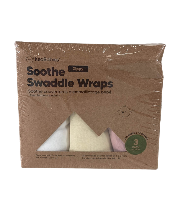 used KeaBabies Soothe Swaddle Wraps 3 Pack