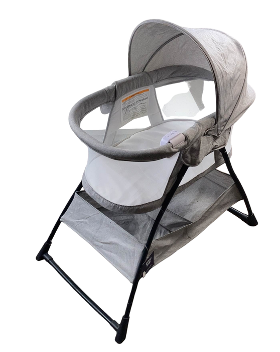 secondhand Baby Delight Beside Me Doze Deluxe Bedside Bassinet, Pebble Grey