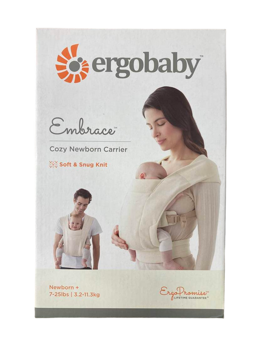 used Ergobaby Embrace Baby Carrier, Cream