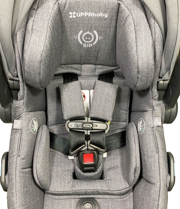 UPPAbaby MESA V2 Infant Car Seat, 2023, Greyson (Charcoal Melange Merino Wool)