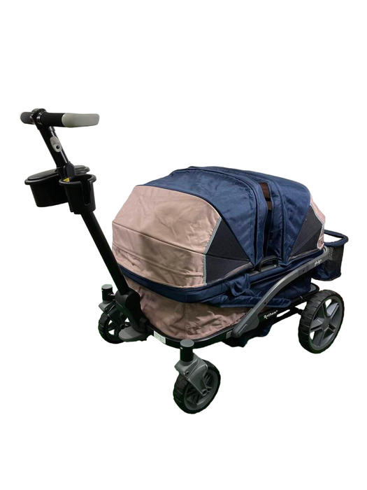 secondhand Gladly Family Anthem4 Classic 4 Seater All Terrain Wagon Stroller, Sand and Sea