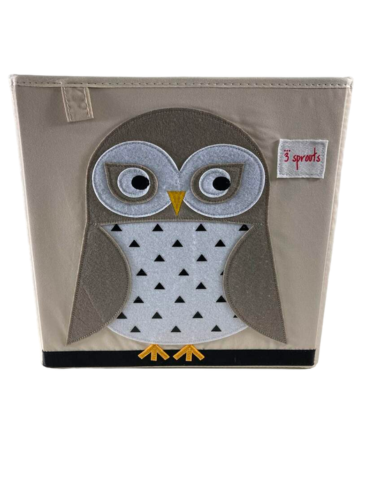 used 3 Sprouts Storage Box, Owl