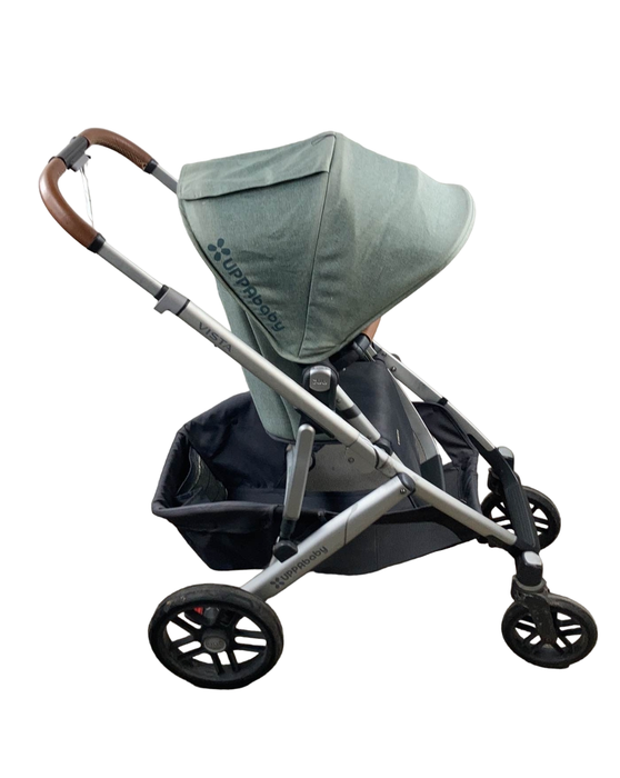 secondhand UPPAbaby VISTA Stroller, Emmett (Green Melange), 2019