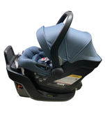 secondhand UPPAbaby MESA MAX Infant Car Seat and Base, Gregory Blue Melange, 2022