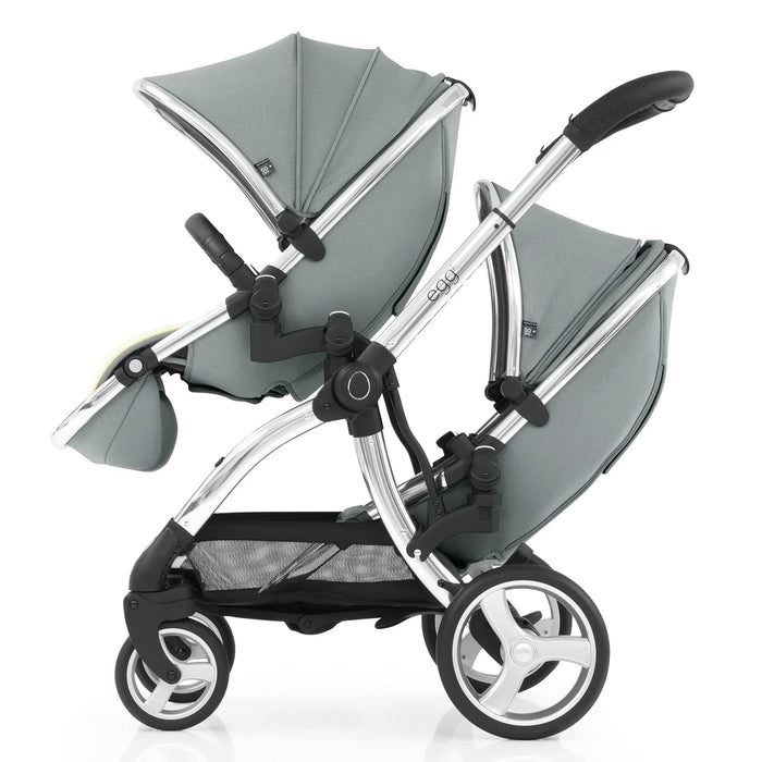 egg2® Double Stroller, Monument Grey