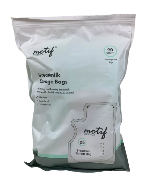 secondhand Motif Medical Breast Milk Storage Bags, 90 count