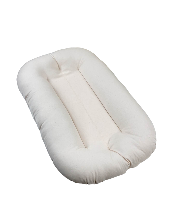 used Snuggle Me Organic Sensory Infant Lounger, Natural