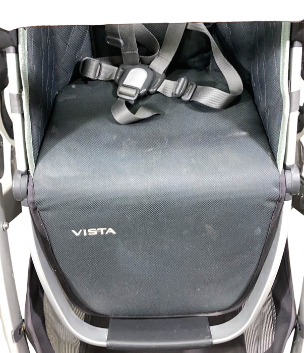 secondhand UPPAbaby VISTA Stroller, Emmett (Green Melange), 2017