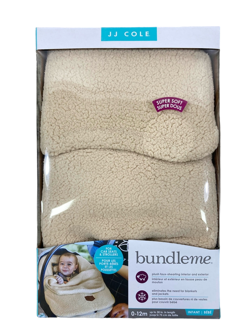 used JJ Cole Original Bundleme, Infant, Semolina Plush